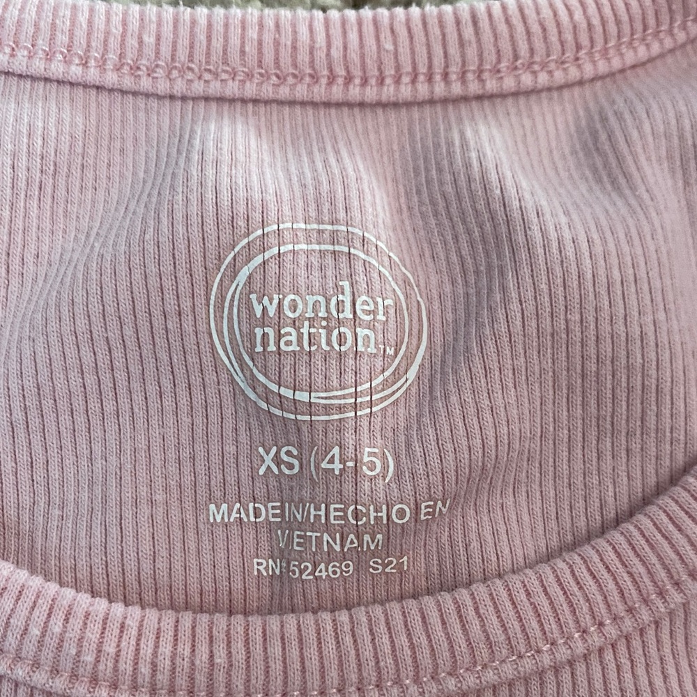Light Pink Ribbed Tank Top - Picture 2 of 3